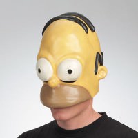 Homer Simpson Half Cap Mask