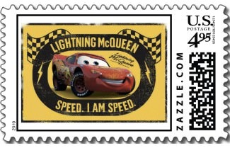 Cars Postal stamp