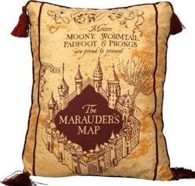 Harry Potter Pillow “Marauder’s Map”