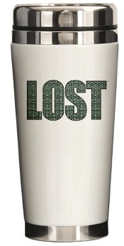 Lost logo travel mug