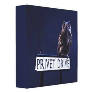 Harry Potter Pivet Drive binder