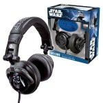 Star Wars Headphones with Darth Vader on it