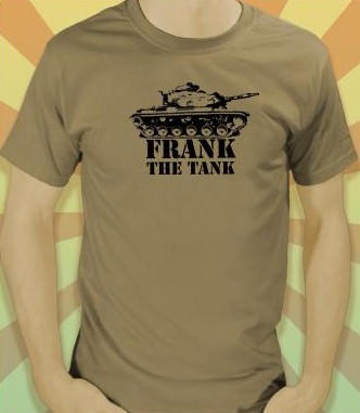 Frank the Tank Old School t-shirt