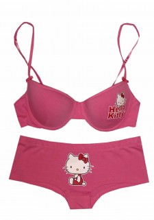 Hello Kitty Bra And Panty Set