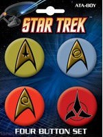 Star Trek button set