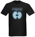 A fringe tshirt with the Apple symbol just like you see it on tv.