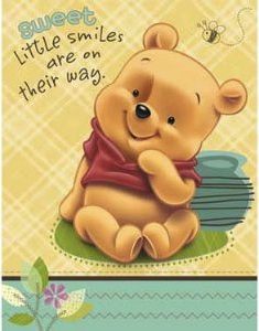 Baby Pooh Baby Shower Invitations