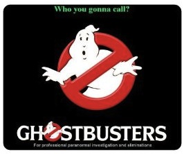 Ghostbusters Logo mousepad in black