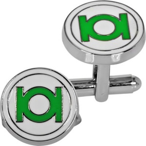 Dress up with these Green Lantern cufflinks