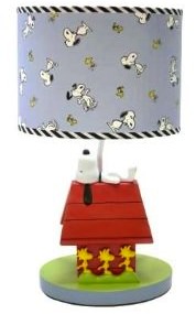 Snoopy and Woodstock lamp