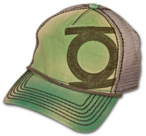 Green Lantern Distressed Mesh Hat