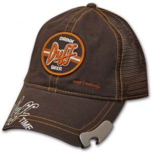 Simpsons Duff Drink Opener Hat