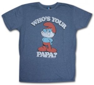 Smurfs Who's Your Papa T-Shirt