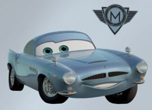 Cars 2 Finn McMissile Wall Decal
