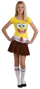 Teens SpongeBob costume for Halloween