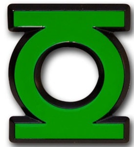 Green Lantern logo belt buckle