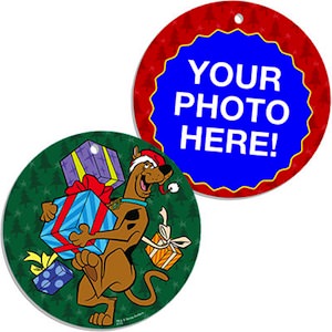 Scooby Doo Christmas photo ornament