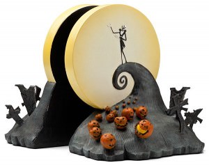 Nightmare Before Christmas Spiral Hill Bookends