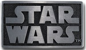 Star Wars Logo Belt Buckle