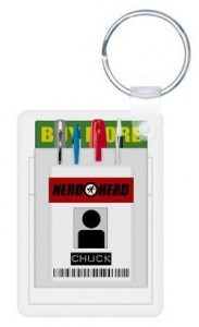 Chuck Pocket Protector Keychain
