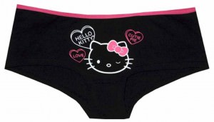 Hello Kitty Cutie Pie Black Panty