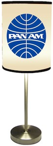 Pan Am logo lamp