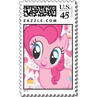 Pinkie Pie Postage Stamp