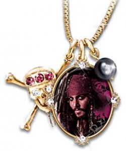 Pirates Of The Caribbean Jeweled Pendant Necklace
