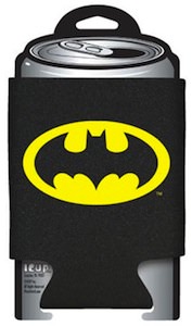 Batman Black logo can koozie