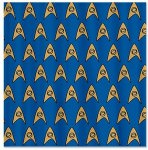 Star Trek Science Badge Shower Curtain