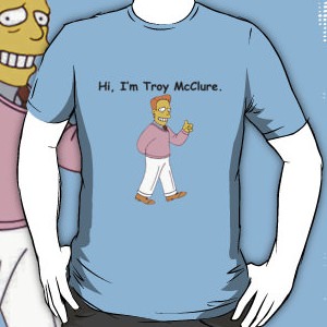 the Simpsons troy McClure t-shirt