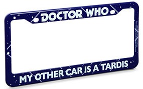 My Other Car Is A Tardis License Plate Frame