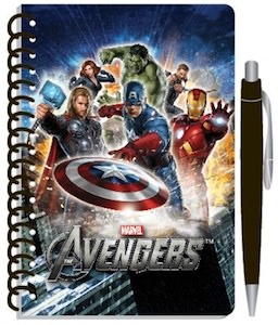 Marvel Avengers Notepad With Pen