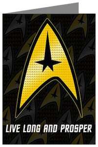 Star Trek Live Long And Prosper Greeting Card