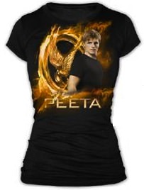 The Hunger Games Peeta Fire T-Shirt
