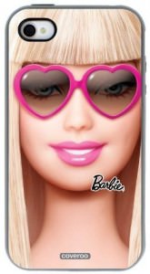 Barbie Heart Sunglasses iPhone 4 4S coveroo case
