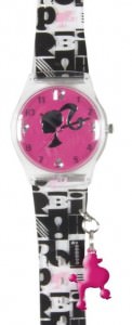 Barbie Watch With Pink Poodle Charm