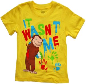 Curious George It Wasn't Me Toddler T-Shirt