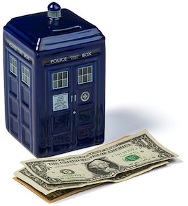 Doctor Who Tardis Ceramic Money Bank