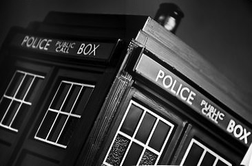old police box poster