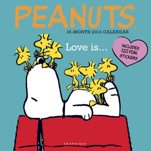 Peanuts Love Is 2013 Wall Calendar