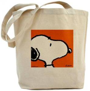 Peanuts Snoopy Canvas Tote Bag