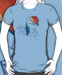 Rainbow Dash Not Amused T-Shirt