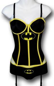Batman Batgirl Corset And Panty Set