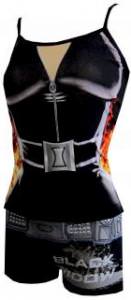 Black Widow Cami Panty Set