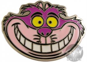 Alice in Wonderland Cheshire Cat Belt Buckle