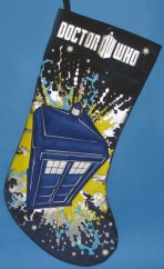 Doctor Who Tardis Christmas Stocking