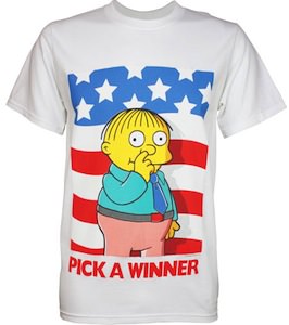 The Simpsons Ralph Wiggum Pick A Winner T-Shirt