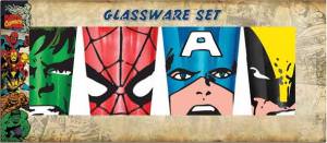 Marvel Big Faces 4 Pack Pint Glasses