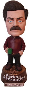 Parks And Recreations Ron Swanson Bobblehead